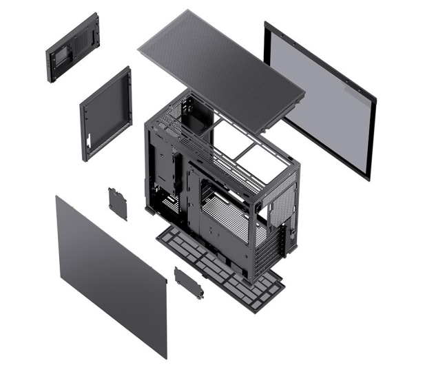Jonsbo D41 MESH Screen ATX Black - 1132936 - zdjęcie 14